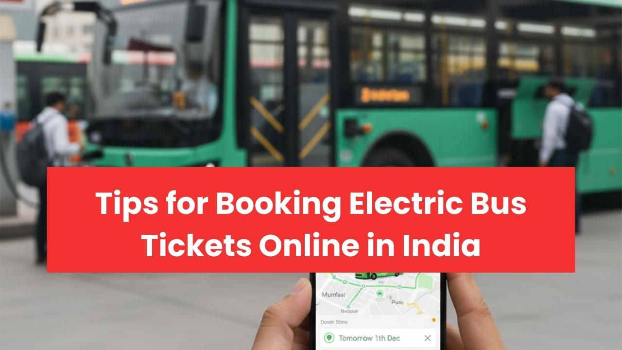 Tips for Booking Electric Bus Tickets Online in India