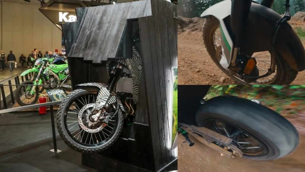 Kawasaki KLE500 Spotted Testing