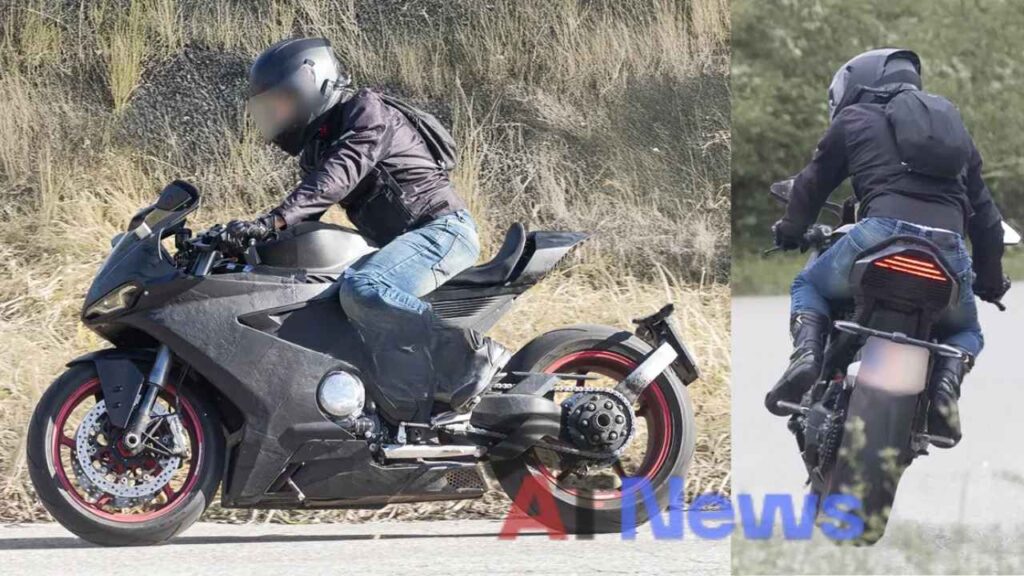 New Norton V4 Spied Testing